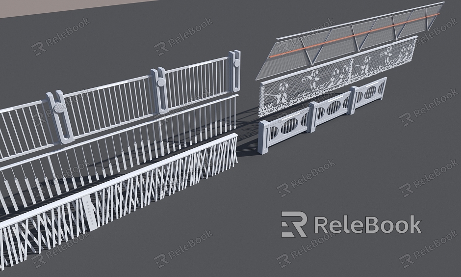 Railing landscape model