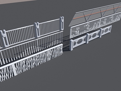 Railing landscape model