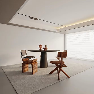 Modern table combination 3d model