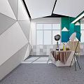 Modern Classroom Art Classroom 3d model