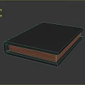 Modern Notebook Book Document 3d model