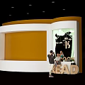 Popular Photo Check In Spot With Yellow White Curved Structure And READ Lettering
