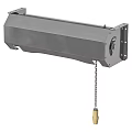 Stainless Steel Kitchen Range Hood With Suspension Chain And Wooden Handle