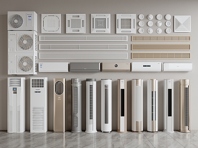 modern air conditioning 3d model