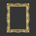 Vintage Photo Frame Antique Photo Frame Photo 3d model