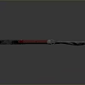 Industrial Shovel With Black Handle Red Grip And Heavy Duty Metal Blade