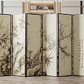 Screen partition 3d model