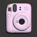 Pink Fujifilm Instax 12 Camera With Stylish Pink Design And Instant Print Functionality