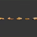 Assorted Freshly Baked Bread and Pastry Collection With Various Shapes and Colors