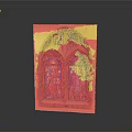 Architectural Structure Featuring Arched Stained Glass Windows With Religious Figure Designs