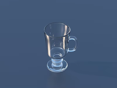 Glass beers 3d model