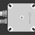 Industrial Electric Motor With Black Silver Red Casing And Metal Shaft Connector