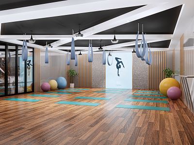 Yoga Studio Modern Yoga Studio 3d model