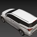 Modern Silver MPV Design With Spacious Versatile Interior For Family