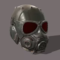 Gas Mask Gas Mask Biochemical Mask Helmet Science Fiction Helmet Flying Helmet Low Face Number Low Mold Simple Mold Movie Level Realistic 3d model