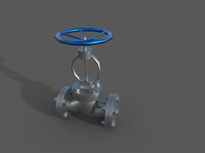 Cast steel globe valve globe valve 3d model
