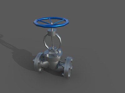 Cast steel globe valve globe valve 3d model