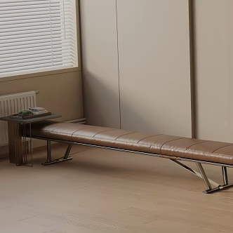 Modern shoe changing stool 3d model