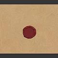 Vintage Paper Envelope With Red Wax Seal On Dark Background