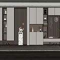 Modern Shoe Cabinet Interior Design With Storage Shelves Hanging Area Bench Lighting And Decor