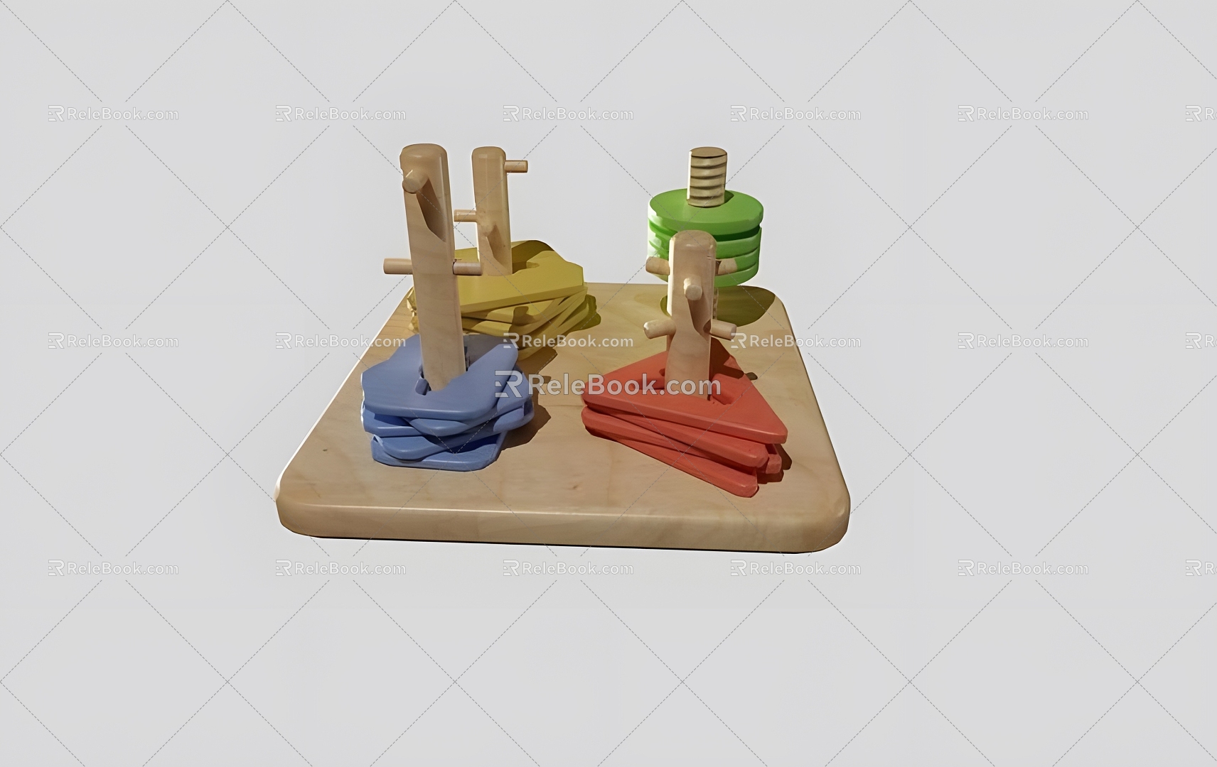 Geometric Matching Toy 3d model