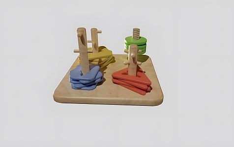 Geometric Matching Toy 3d model