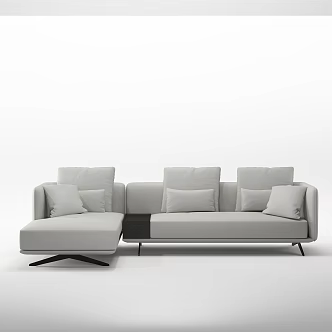 modern corner sofa leisure sofa 3d model