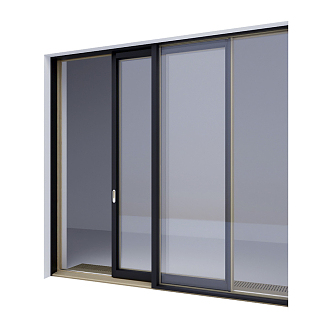 sliding door 3d model