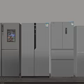 Different Styles of Modern Refrigerators and Freezers for Home Kitchen