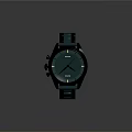 Seiko Sporty Watch With Blue And Black Strap And Black Dial Design