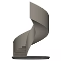 modern revolving staircase 3d model