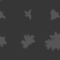 Collection of Palm Trees with Green Leaves and Various Sizes