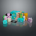 Soft Infant Clothing and Hats with Adorable Designs and Playful Toys