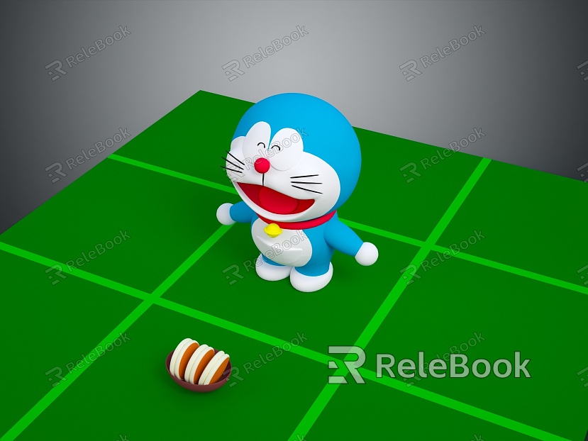 38 Doraemon Dingdang Cat Doraemon Virtual Characters Virtual Characters Movie Characters Game Characters model