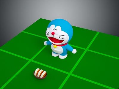 38 Doraemon Dingdang Cat Doraemon Virtual Characters Virtual Characters Movie Characters Game Characters model