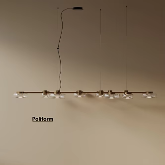 Modern chandelier 3d model