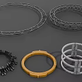 Industrial Equipment Metal Rings And Support Frames With Various Sizes And Different Designs