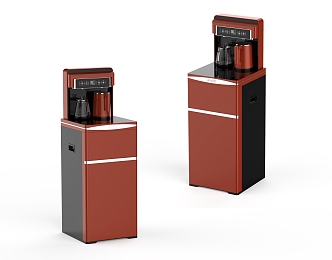 Modern tea bar machine 3d model