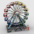 LEGO Toy Blocks Playground Ferris Wheel 3d model