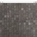Gray Mosaic Floor Tiles With Small Square Design And Natural Stone Texture