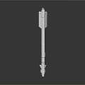 Silver Aerospace Rocket Model With Fins On Black Smooth Surface And Reflection