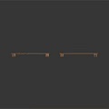 Rustic Vintage Wooden Fence Components With Weathered Planks And Textured Posts