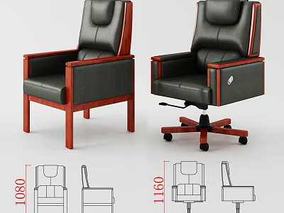 Conference Chair Swivel Chair Office Chair Class Chair Boss Chair 3d model
