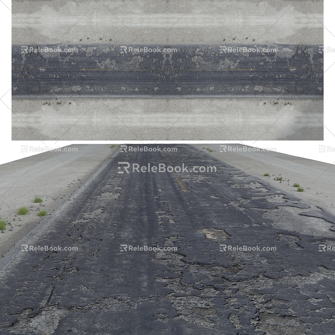 Industrial LOFT Pavement Highway 3d model