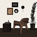 Leisure Chair Lazy Sofa 3d model