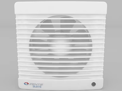 White VORTICE Stator Household Electric Ventilator With Grille Design And Compact Structure 3d model