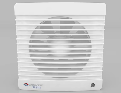 White VORTICE Stator Household Electric Ventilator With Grille Design And Compact Structure 3d model