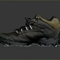 Brown Hiking Boots With Black Laces Metal Buckles And Durable Rubber Soles For Outdoor Use