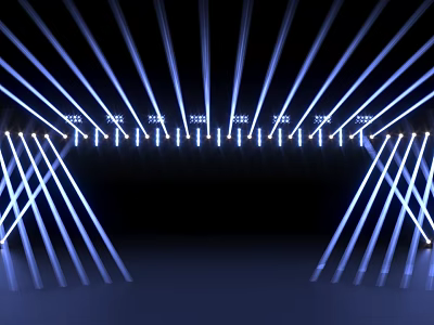 Beam lamp lighting stage stage lighting dance activities conference annual meeting 3d model