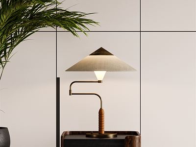 Modern table lamp 3d model